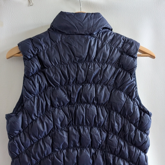 Athleta Blue Goose Down Full Zip Puffer Vest - XL - Picture 8 of 16